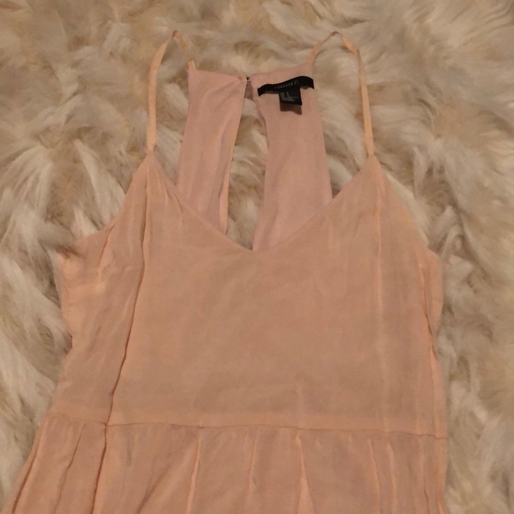 Pale pink maxi dress!